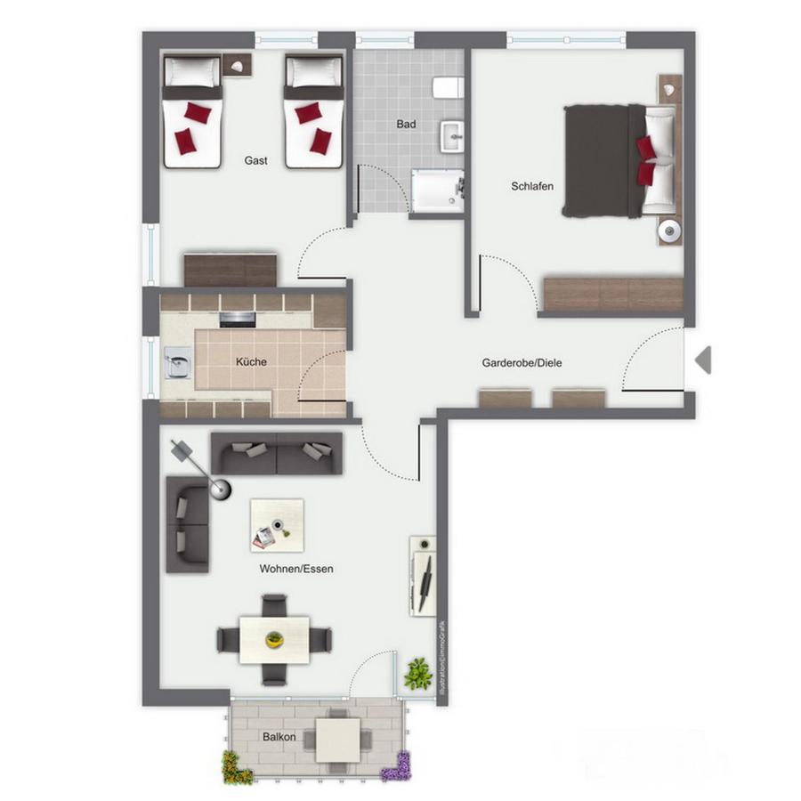 Ferienhaus Am Deich Wohnung 04 ボルテンハーゲン エクステリア 写真